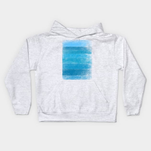 Blue Vibes Kids Hoodie by bulografik